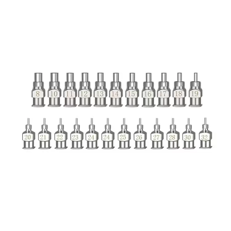 Eendelige bajonet precisienaald